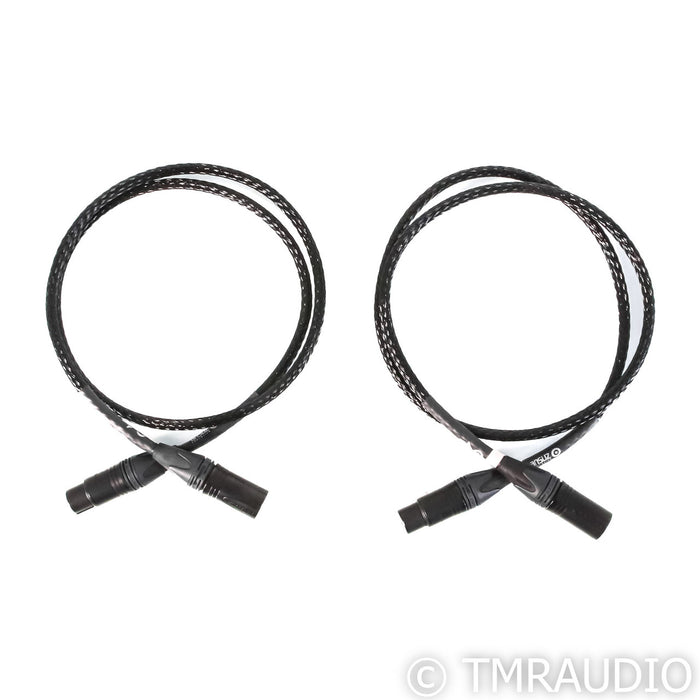 Ansuz Signalz POM XLR Cables; 1m Pair Balanced Interconnects