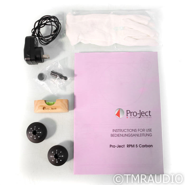 Pro-Ject RPM 5 Carbon Belt-Drive Turntable; Black w/ Sumiko Amethyst MM