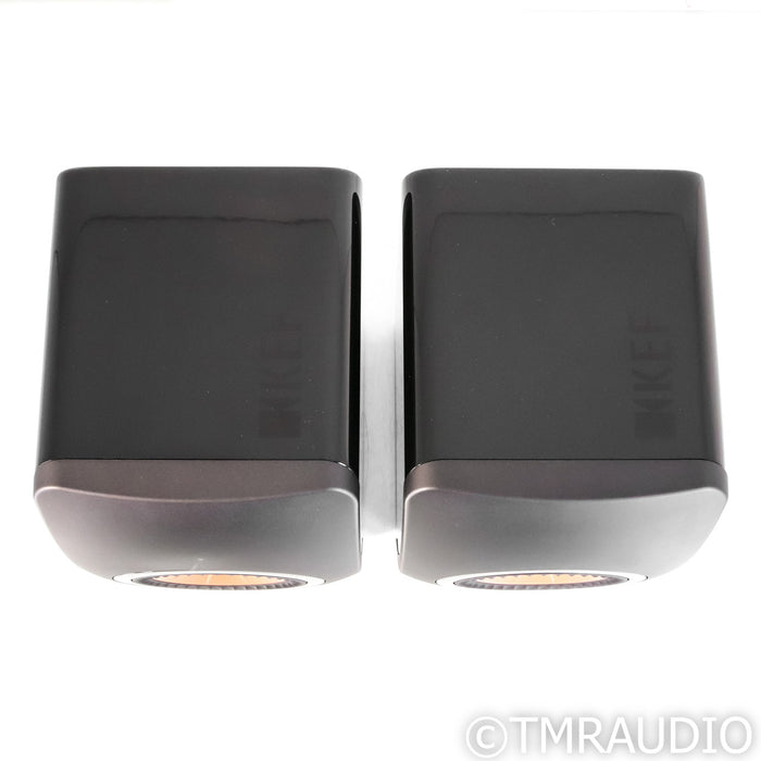 KEF LS50 Bookshelf Speakers; Black Pair