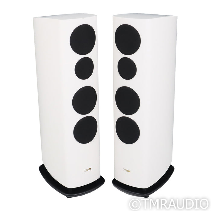Canton Reference 7 Floorstanding Speakers; White Satin Pair (Open Box)