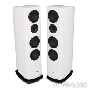 Canton Reference 7 Floorstanding Speakers; White Satin Pair (Open Box)