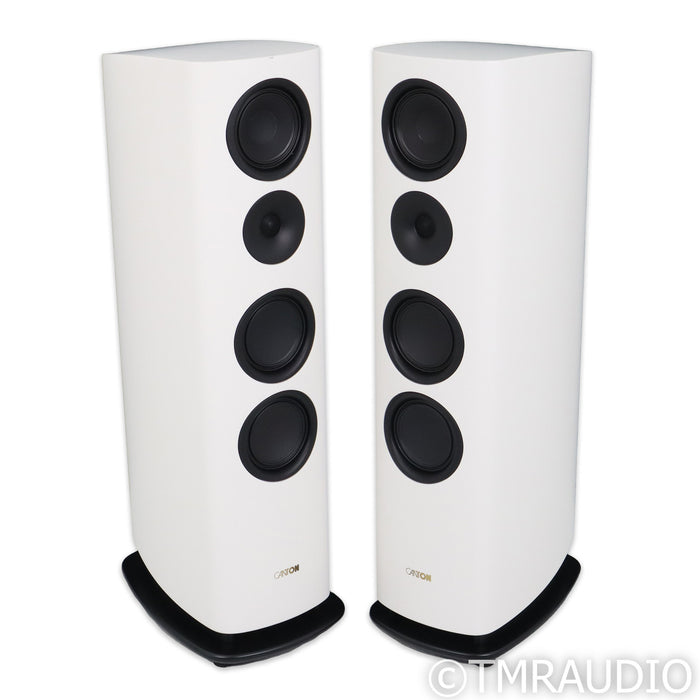 Canton Reference 7 Floorstanding Speakers; White Satin Pair (Open Box)