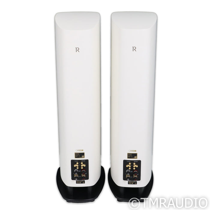 Canton Reference 7 Floorstanding Speakers; White Satin Pair (Open Box)