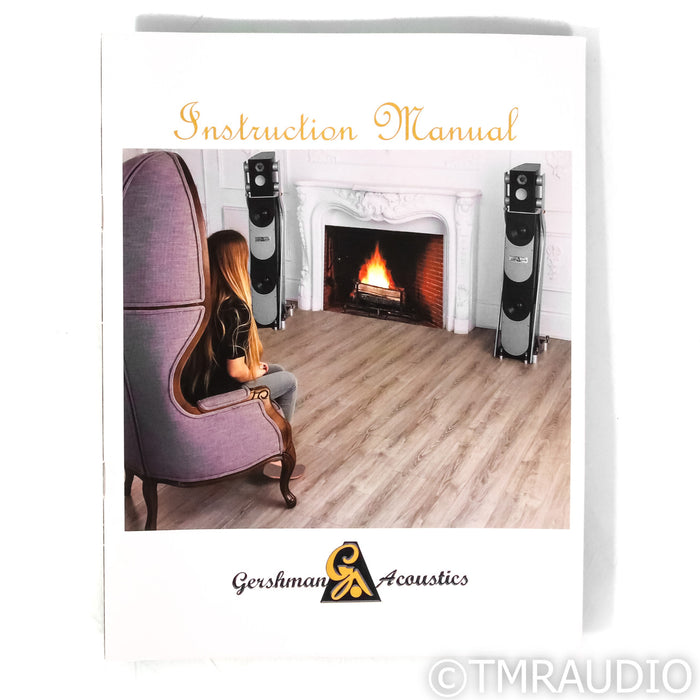 Gershman Acoustics Studio II Bookshelf Speakers; Black Pair