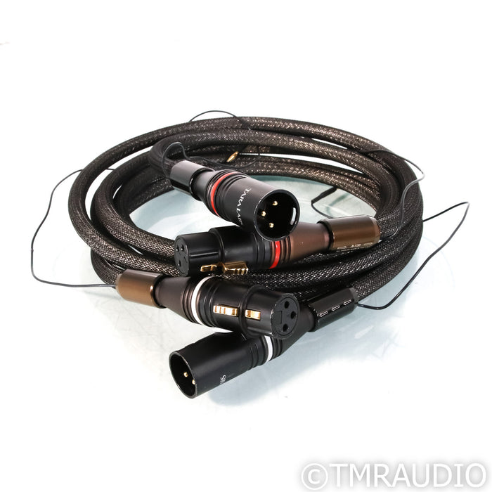 Tara Labs The 0.8 XLR Cables; 1.5m Pair Interconnects w/ HFX Grounding Station