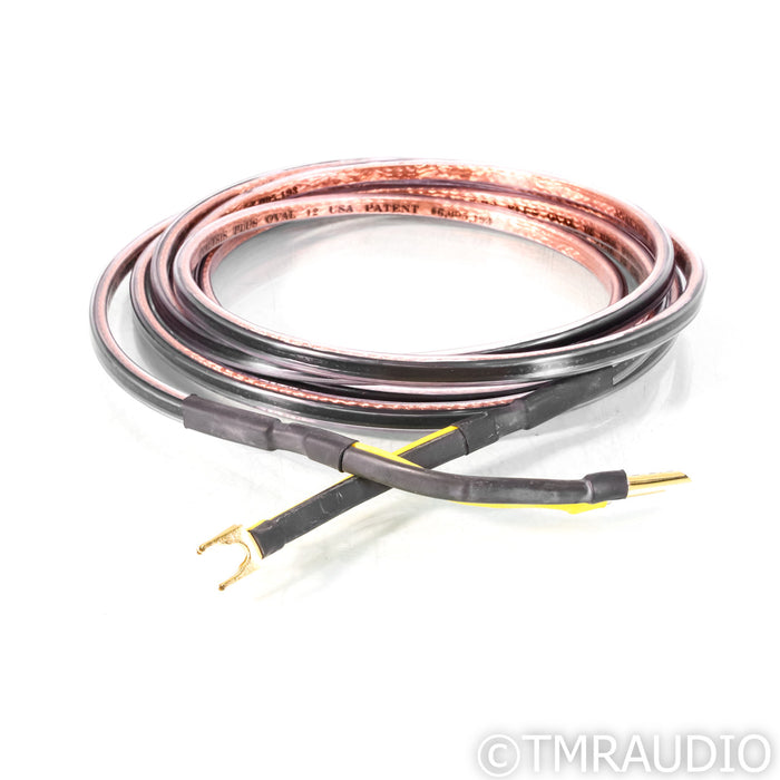 Analysis Plus Black Oval 12 Speaker Cable; 12ft Single