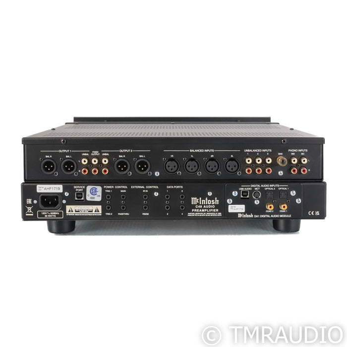 McIntosh C49 Stereo Preamplifier; MM & MC Phono; DA1 DAC Module