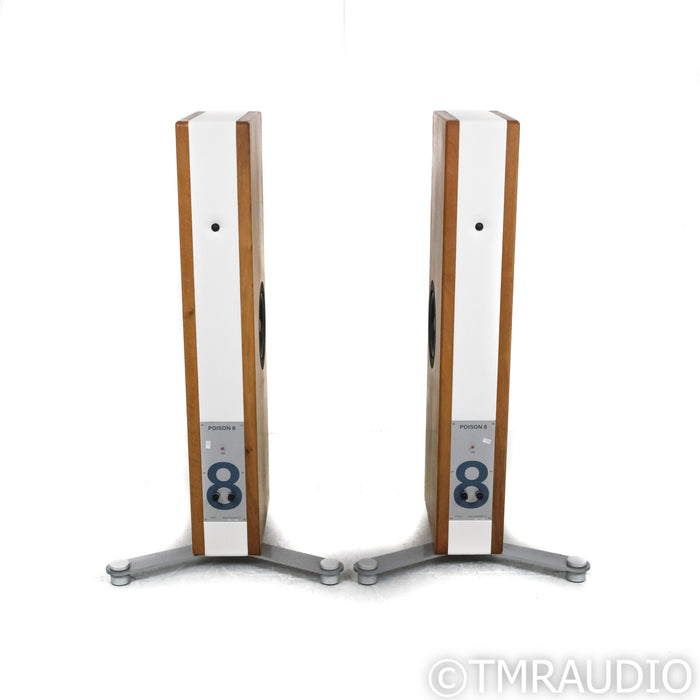 Auris Audio Poison 8 Floorstanding Speakers; Walnut Pair