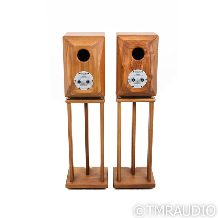Diapason Adamantes III 25th Anniversary Edition; Walnut Pair with Stands