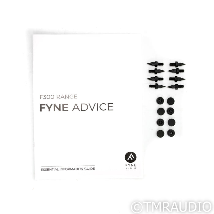Fyne Audio F302 Floorstanding Speakers; Light Oak Pair