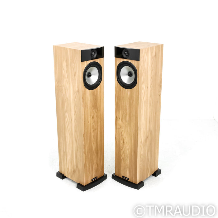 Fyne Audio F302 Floorstanding Speakers; Light Oak Pair