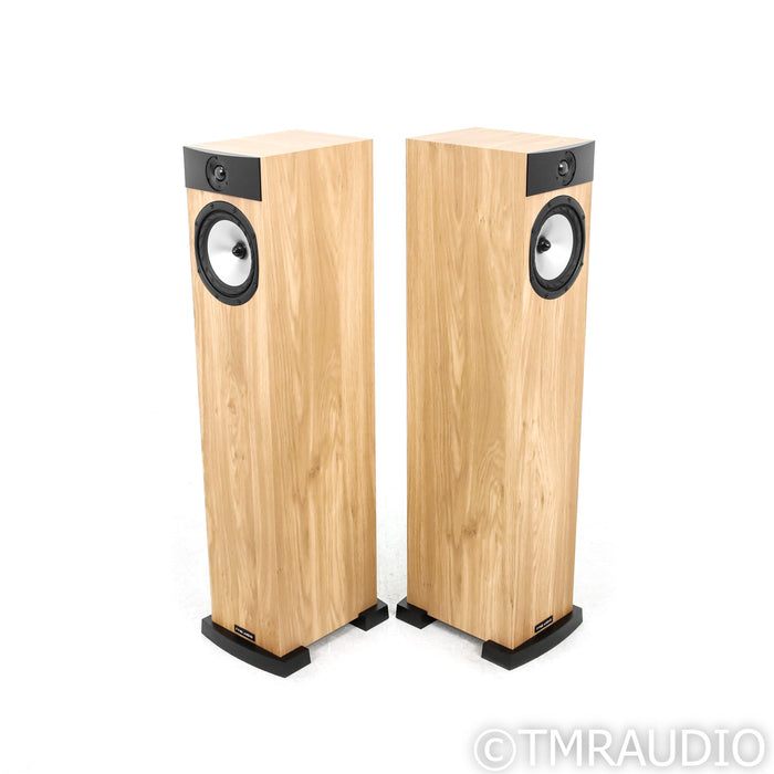 Fyne Audio F302 Floorstanding Speakers; Light Oak Pair