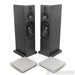 Linn Keltik Aktiv Floorstanding Speakers; Black Pair w/ Aktive Crossovers