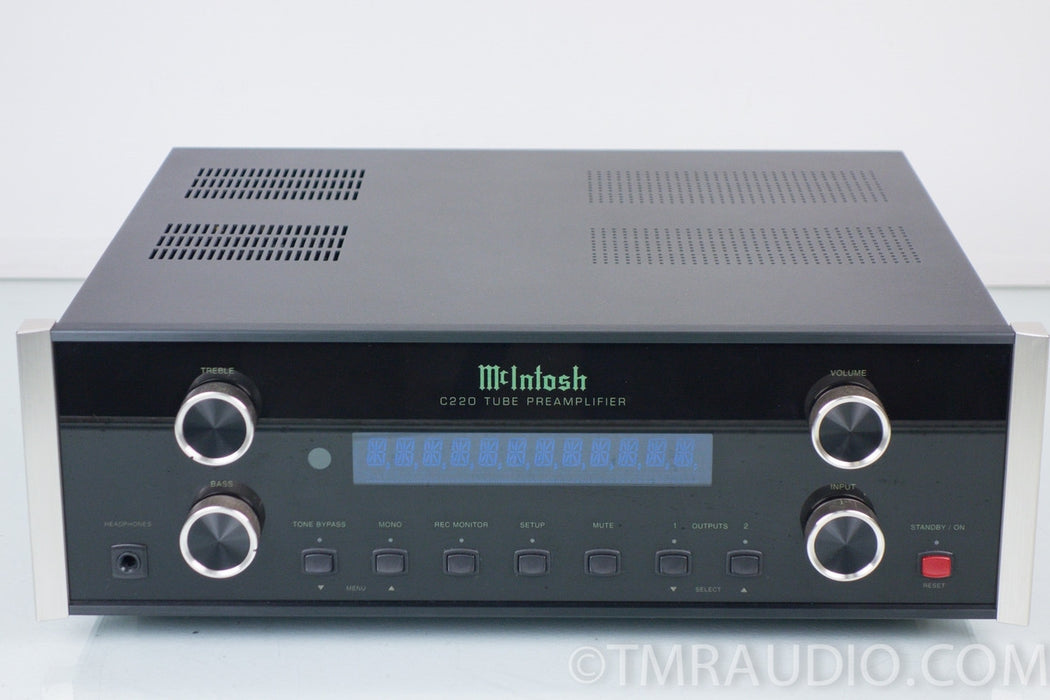 McIntosh C220 Stereo Tube Preamplifier with Phono