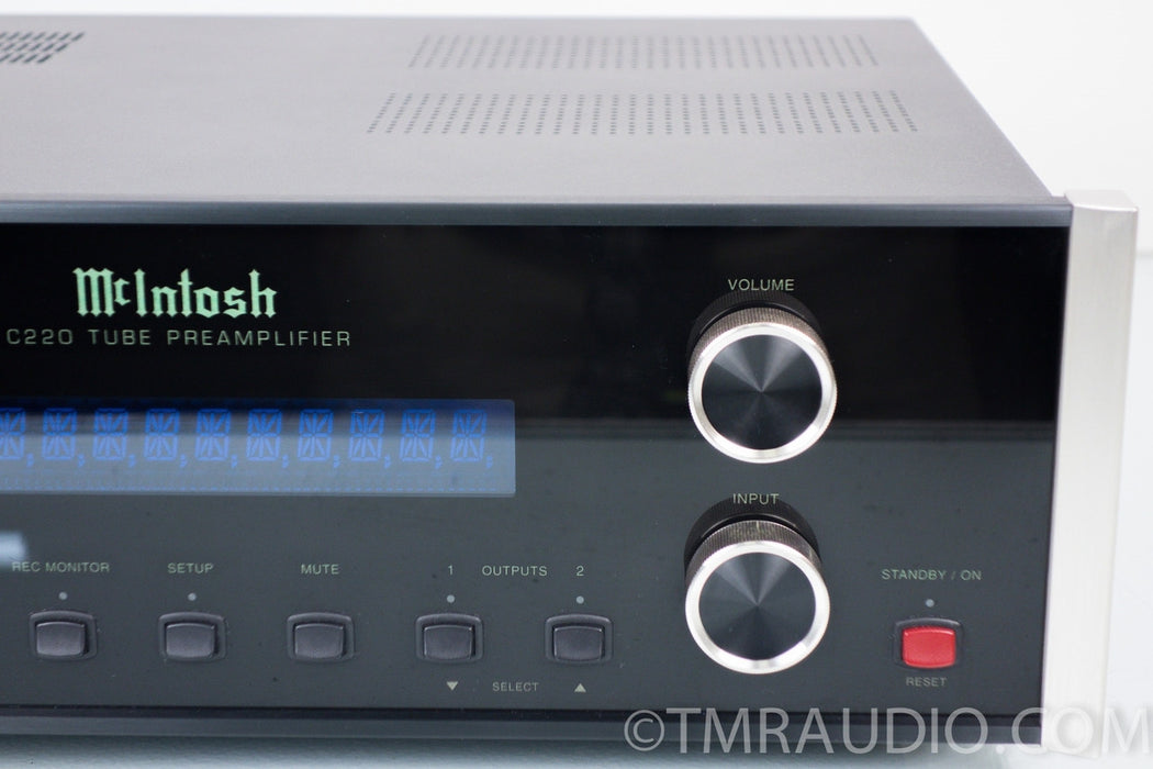 McIntosh C220 Stereo Tube Preamplifier with Phono