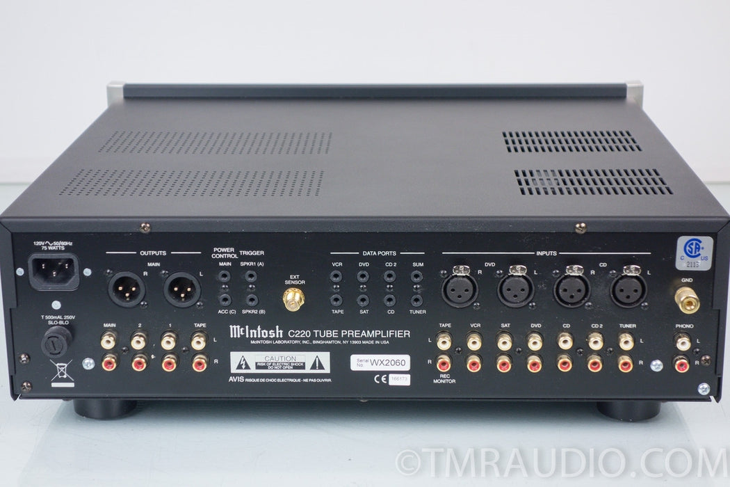 McIntosh C220 Stereo Tube Preamplifier with Phono