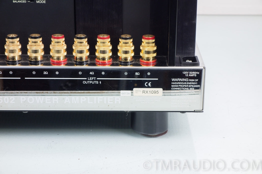 McIntosh MC602 Stereo Power Amplfier