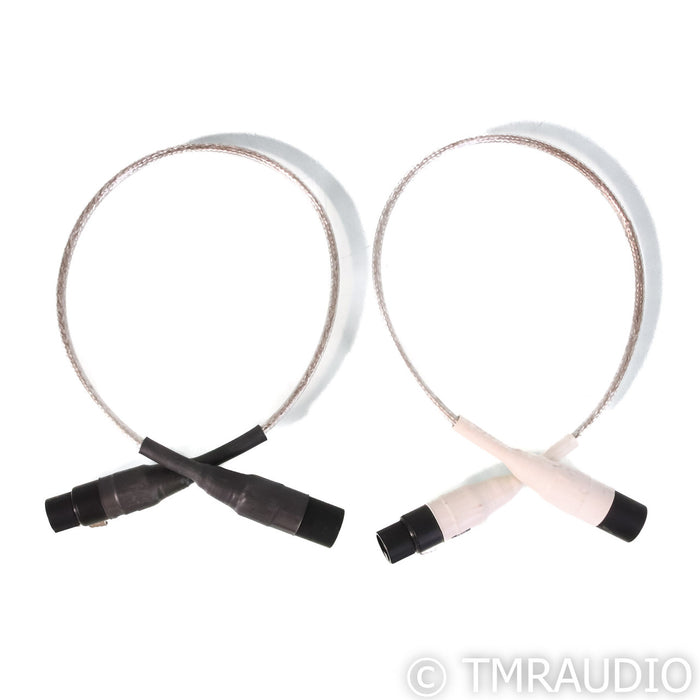 Analysis Plus Silver Apex XLR Cables; 0.5m Pair Balanced Interconnects