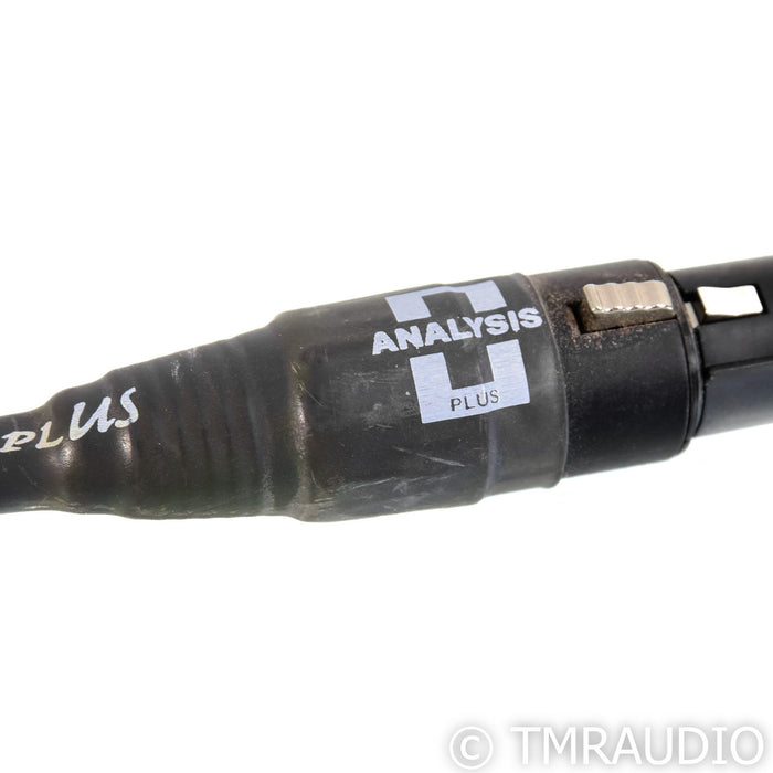 Analysis Plus Silver Apex XLR Cables; 0.5m Pair Balanced Interconnects
