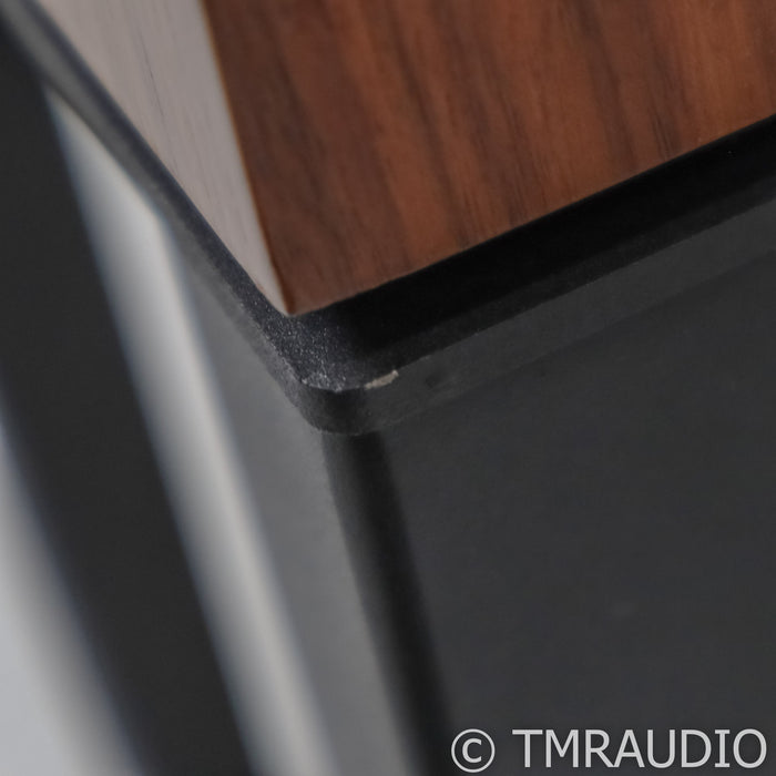 Wharfedale Linton 85th Anniversary Bookshelf Speakers; Walnut Pair w/ Stands