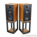 Wharfedale Linton 85th Anniversary Bookshelf Speakers; Walnut Pair w/ Stands