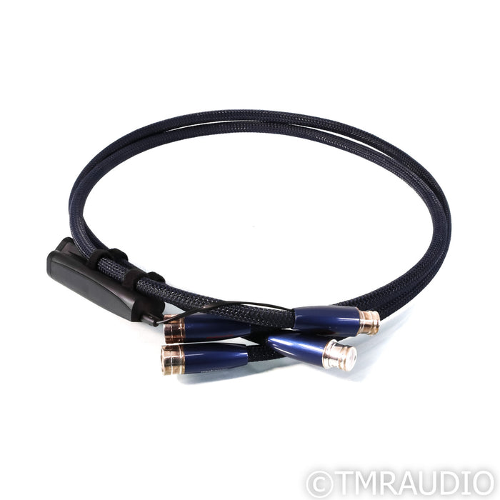 AudioQuest Water XLR Cables; 1m Pair Balanced Interconnects