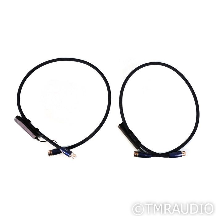 AudioQuest Water XLR Cables; 1m Pair Balanced Interconnects
