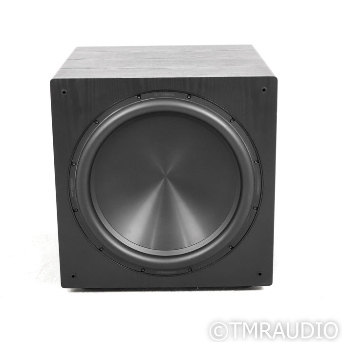 Rythmik F18 18" Powered Subwoofer; Black Oak