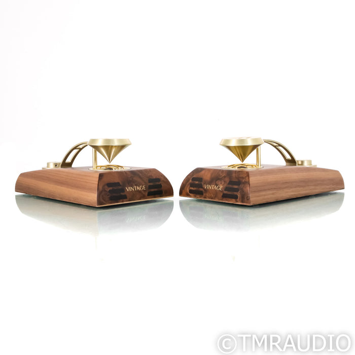 Fyne Audio SuperTrax  Supertweeters; Walnut Pair w/ Premium Cable Kit