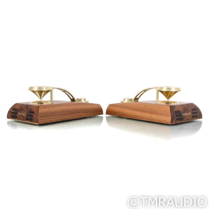 Fyne Audio SuperTrax  Supertweeters; Walnut Pair w/ Premium Cable Kit