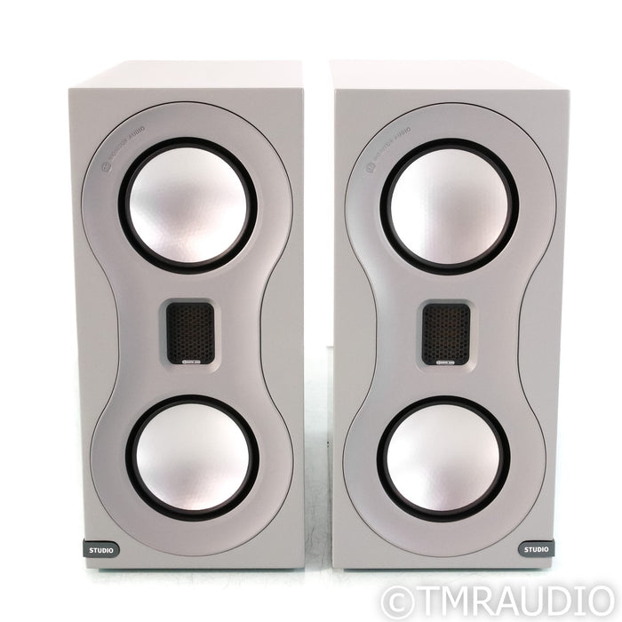 Monitor Audio Studio Bookshelf Speakers; Satin Grey Pair