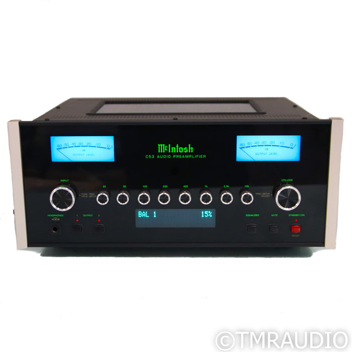 McIntosh C53 Stereo Preamplifier; MM & MC Phono