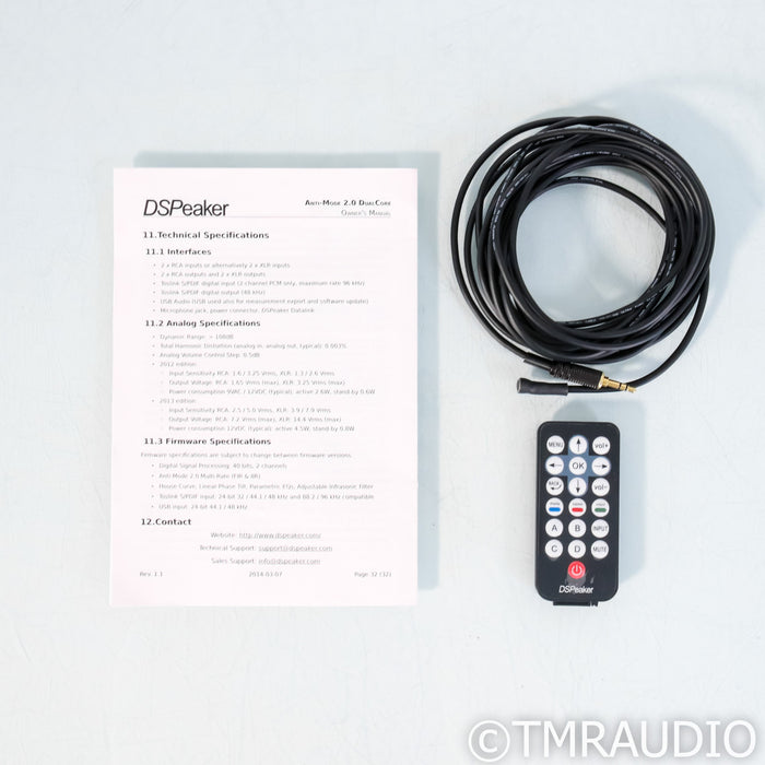 DSPeaker Anti-Mode 2.0 Dual Core DSP DAC; D/A Converter