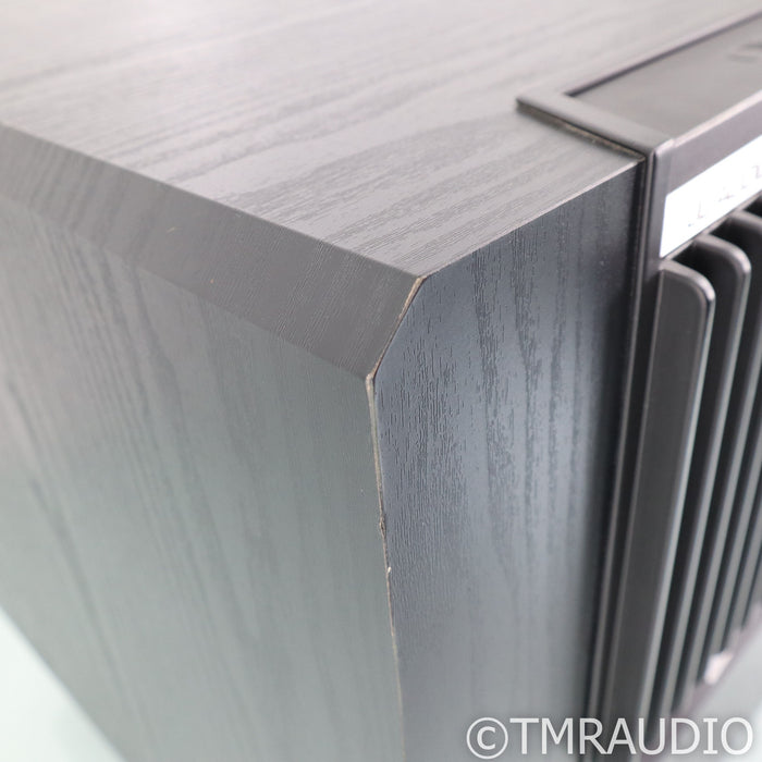 JL Audio E-Sub e112 12" Powered Subwoofer; Black Ash w/ IsoAcoustics Gaia II