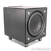 JL Audio E-Sub e112 12" Powered Subwoofer; Black Ash w/ IsoAcoustics Gaia II