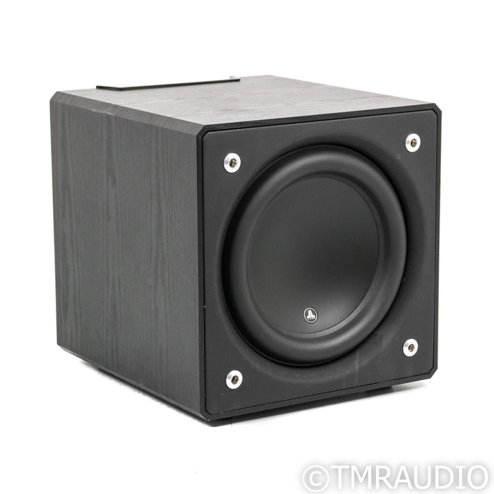 JL Audio e112 12" Powered Subwoofer; Black Ash