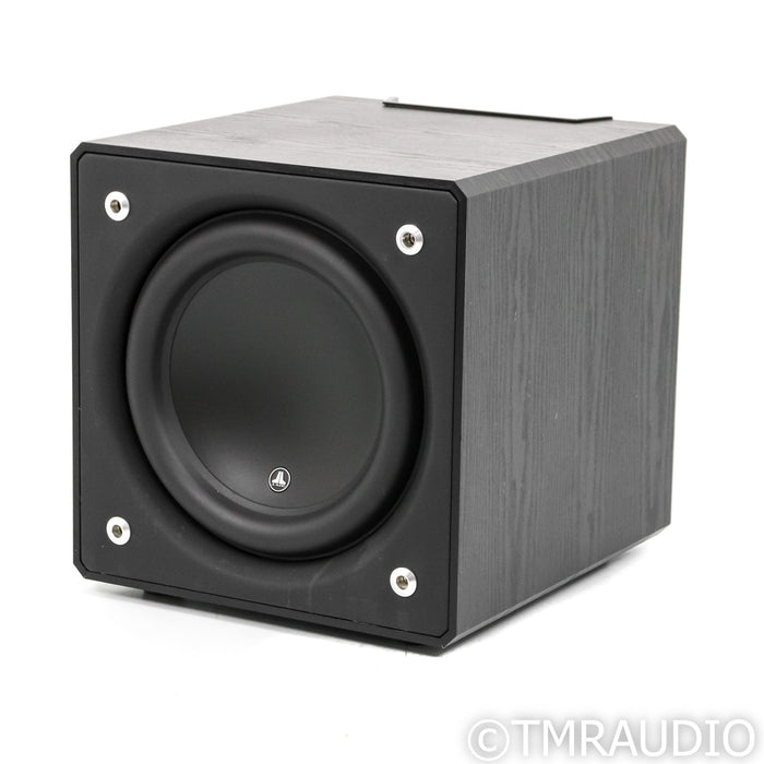 JL Audio e112 12" Powered Subwoofer; Black Ash