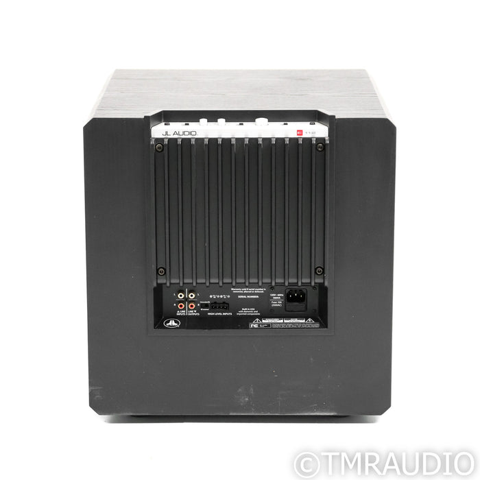 JL Audio e112 12" Powered Subwoofer; Black Ash