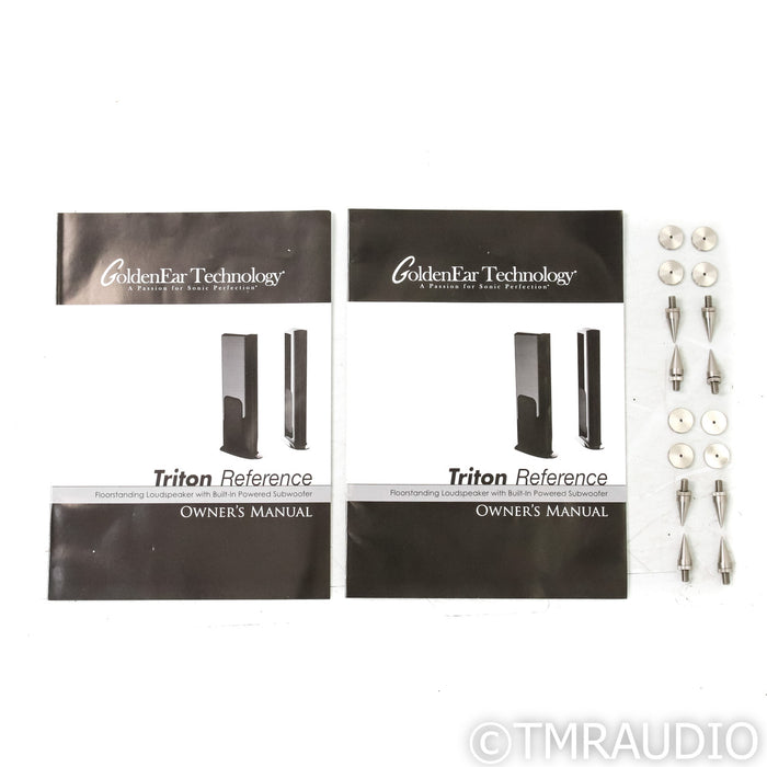 GoldenEar Triton Reference Floorstanding Speakers; Black Pair