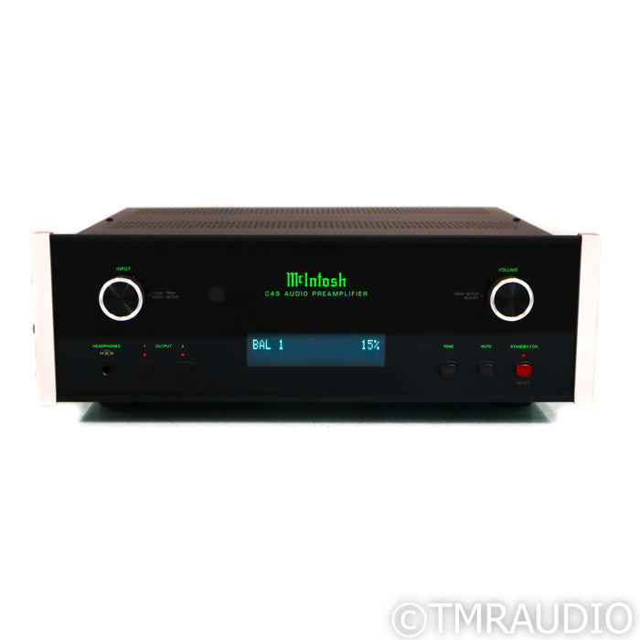 McIntosh C49 Stereo Preamplifier; MM & MC Phono