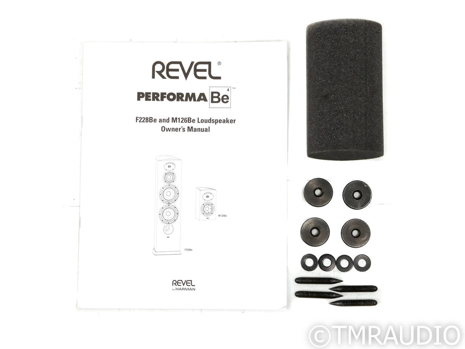 Revel Performa F228Be Floorstanding Speakers; Metallic Silver Pair