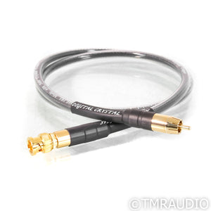 Analysis Plus Digital Crystal RCA to BNC Cable; Single 1m Digital Interconnect
