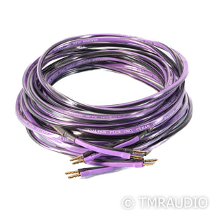 Analysis Plus Clear Oval Speaker Cables; 25' Pair