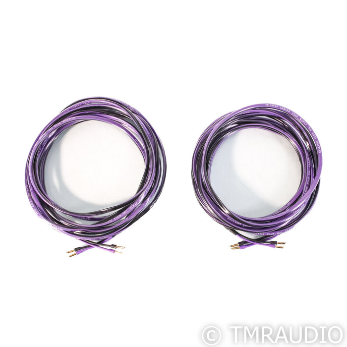 Analysis Plus Clear Oval Speaker Cables; 25' Pair