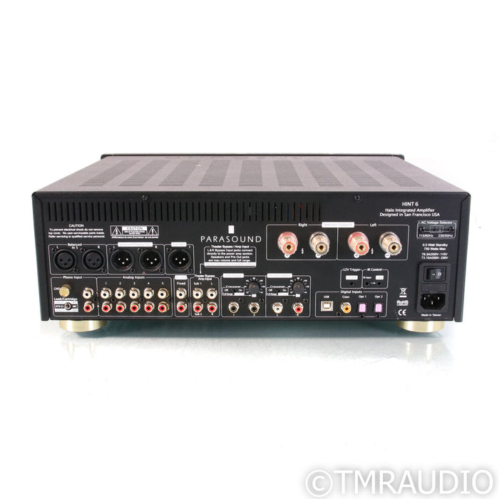 Parasound Halo HINT 6 Stereo Integrated Amplifier; MM & MC Phono