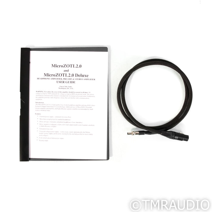 Linear Tube Audio MicroZOTL MZ2 Headphone Amplifier; MZ2 LPS+