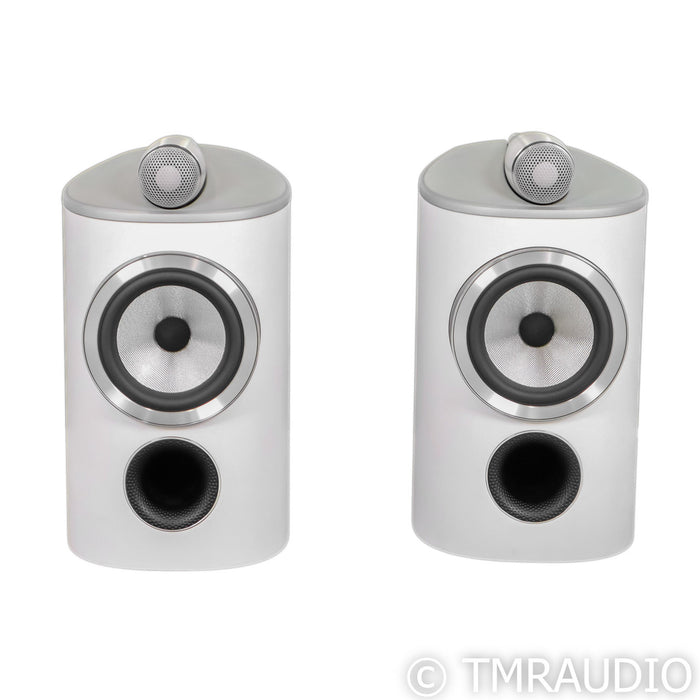 Bowers & Wilkins 805 D4 Bookshelf Speakers; White Pair (No Grills)