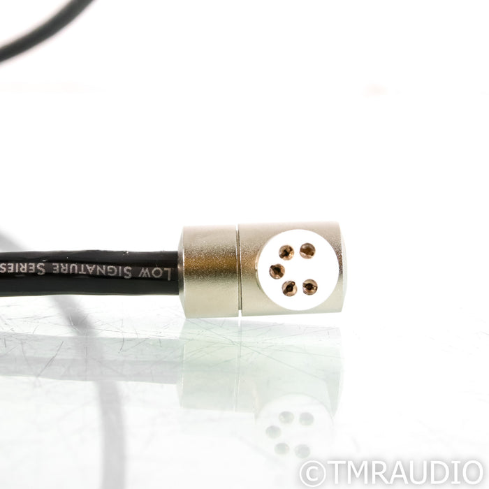 AudioQuest WEL Signature DIN to RCA Phono Cable; 1.2m Tonearm Interconnect; 72v DBS
