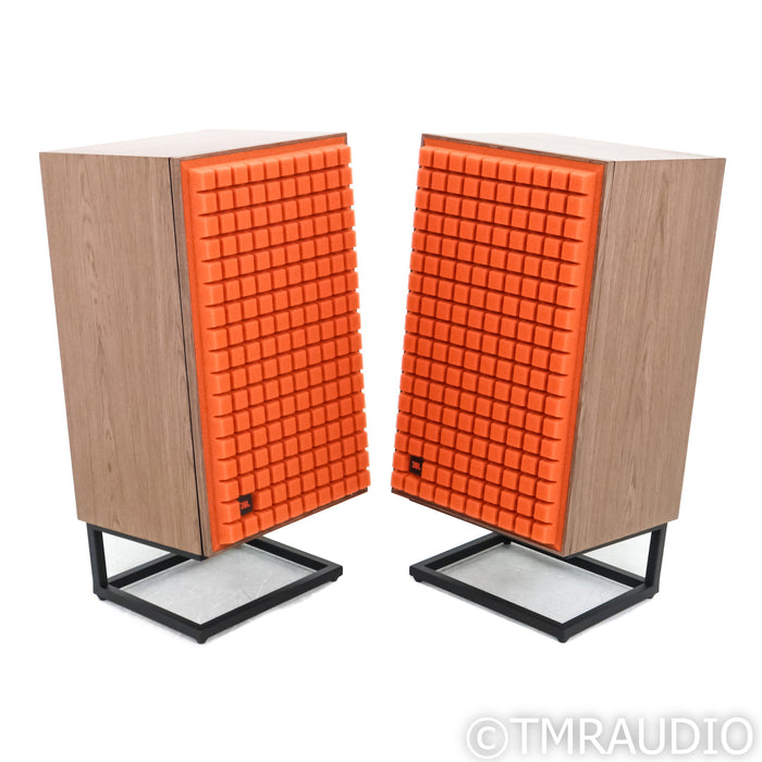 JBL James Lansing L100 Classic Bookshelf Speakers with Stands; Walnut Pair