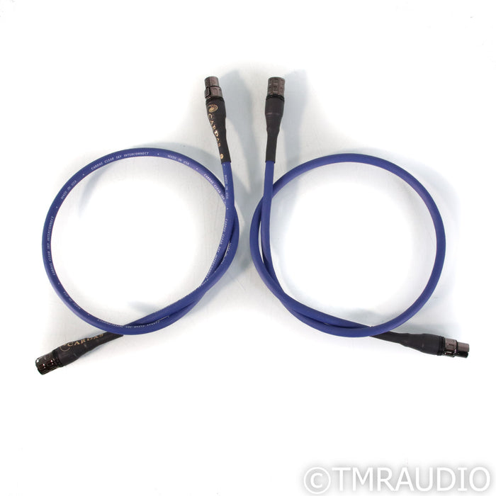 Cardas Clear Sky XLR Cables; 1m Pair Balanced Interconnects (Open Box)